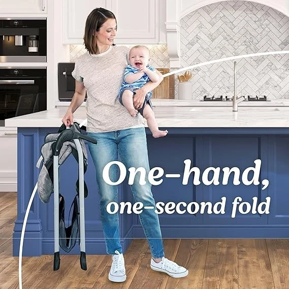 Cadeira alta Graco Slim Snacker | Cadeira alta ultra compacta, batedor - Imagem 4 de 4