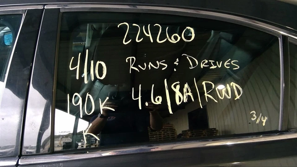 Engine 4.6L VIN L 5th Digit 1URFSE Engine RWD Fits 10-12 LEXUS LS460 1182703 Foto 4 de 4