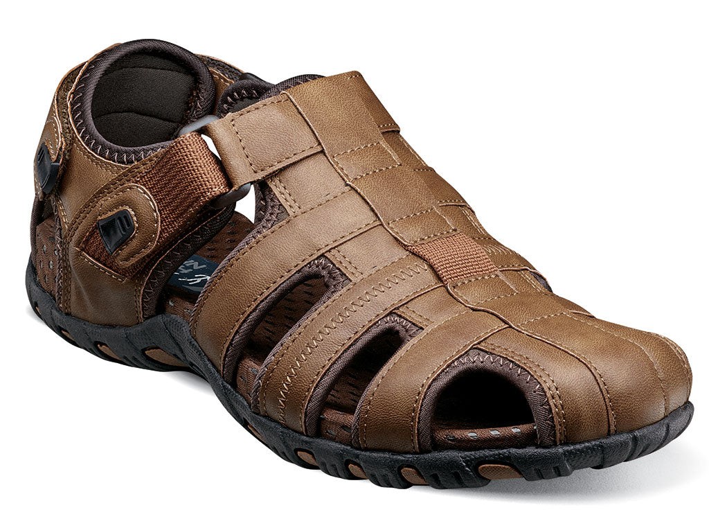 Nunn Bush Men Fisherman Sandals Size 11 M Casual Outdoor Brown Leather 83136-03 Nunn Bush Men Fisherman Sandals Size 11 M Casual Outdoor  main image 4