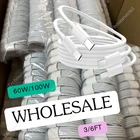 60W/100W USB C To USB C Cable Fast Charge For iPhone 15 16 17/Samsung/iPad Lot
