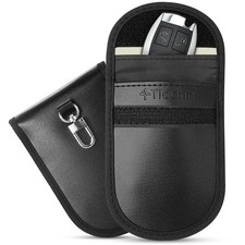 Faraday Bags for Car Keys - RFID Signal Blocking Anti-Theft Pouch 2 Pack 