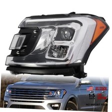 Headlight Assembly Compatible with Expedition 2018-2021 w/Bulbs Left
