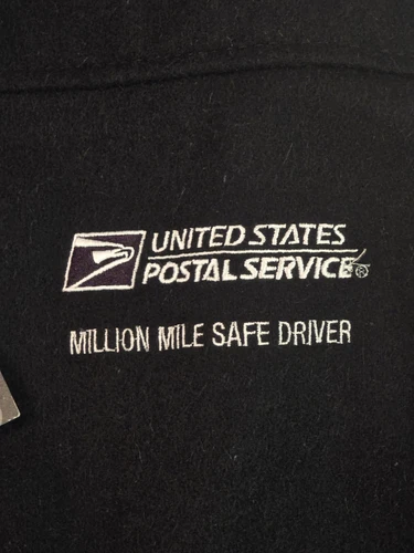RARE US Post OfficeWOOL LEATHER MILLION MILE SAFE DRIVER MILESTONE MAIL JACKET S image 2