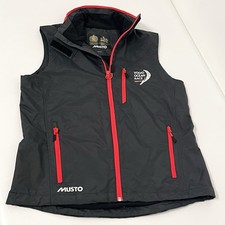 Gilet Musto taglia 12 Volvo Ocean Race donna scaldacorpo nero rosa vela