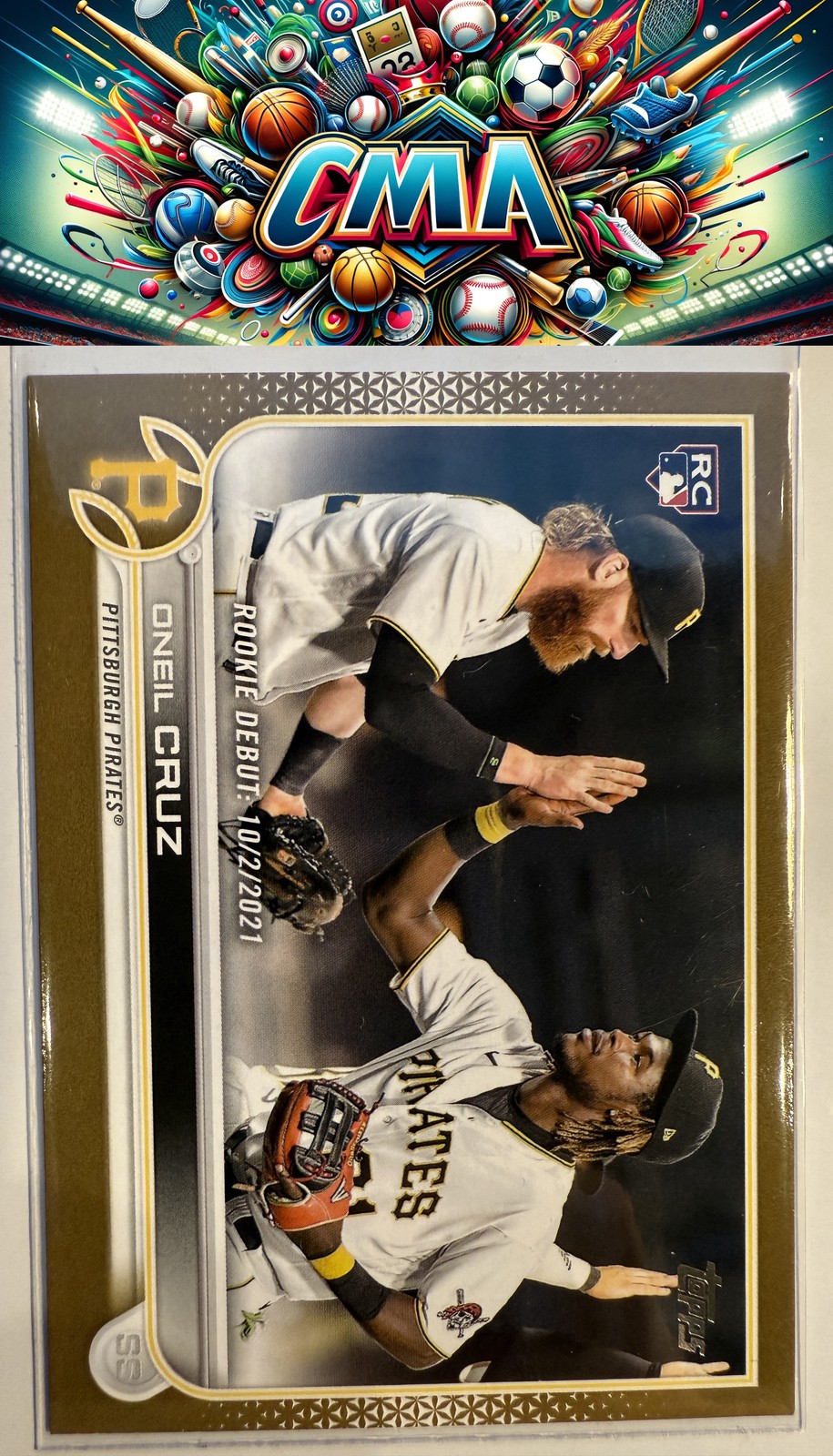 2022 Topps Update #US113 Oneil Cruz Gold #/2022