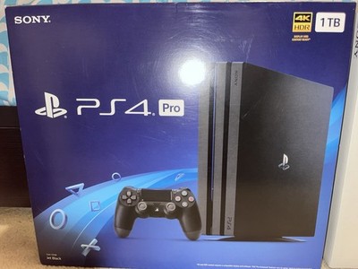 Sony PlayStation 4 Pro 1TB Jet Black 4K HDR Home Console HDMI | eBay