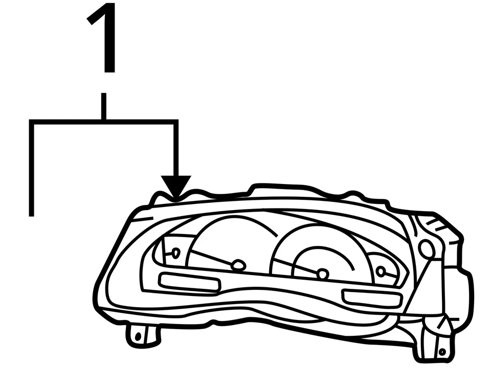 Velocímetro 2002 Ford Thunderbird 160MPH com medidores faciais brancos 101K testado - Imagem 4 de 4