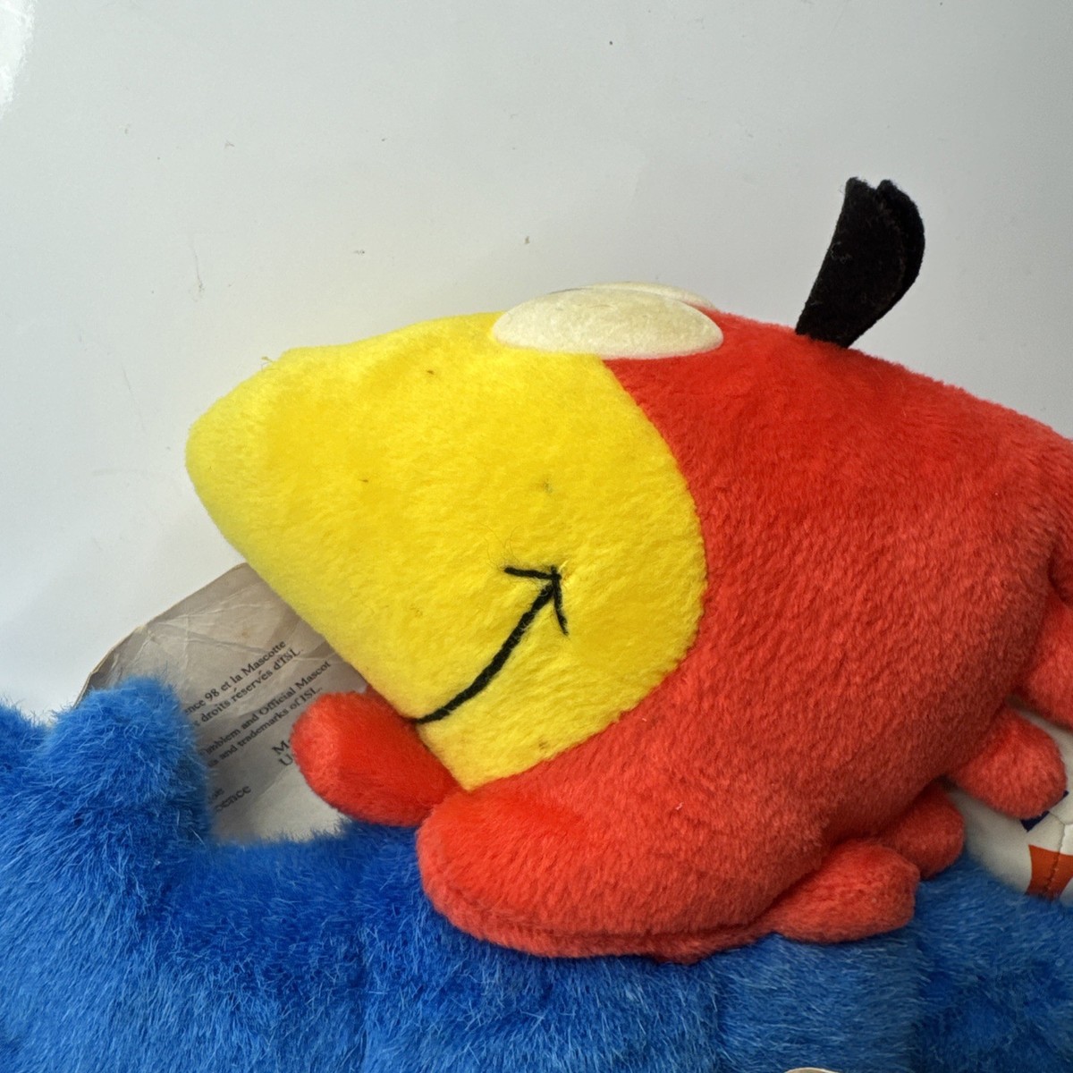 Vintage Footix France 98 World Cup Mascot Plush NWT Official FIFA