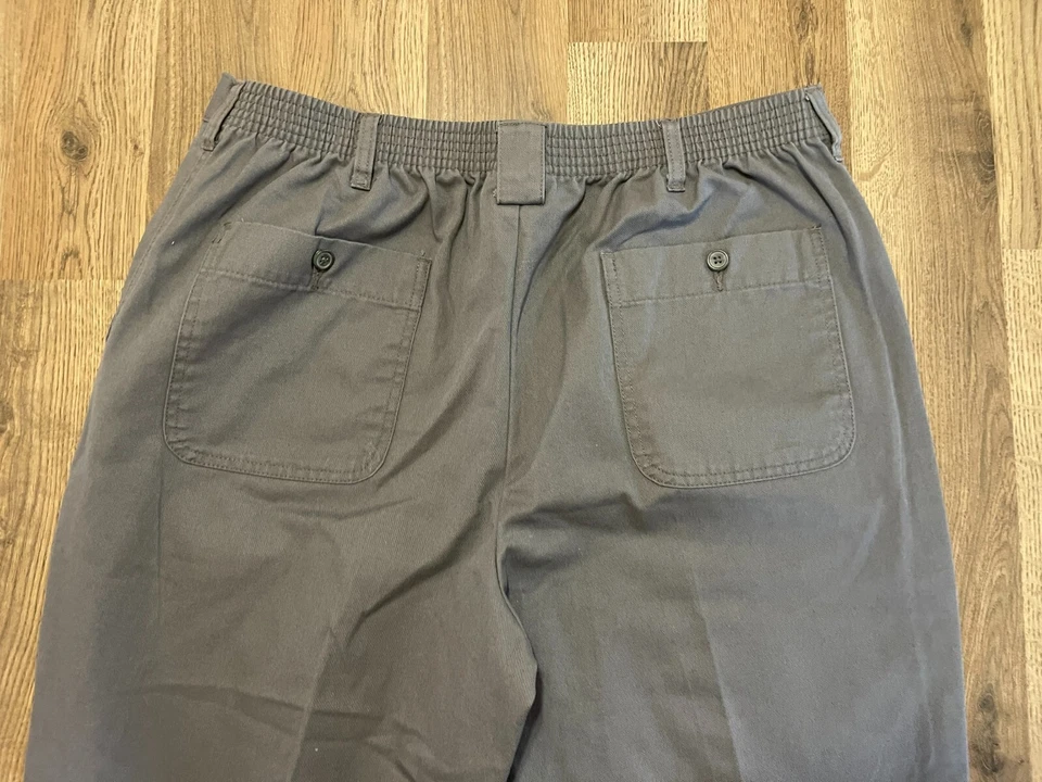 David Taylor Pants, Women's Size 40x30, Gray, Straight Leg, Pockets - Image 3 of 4
