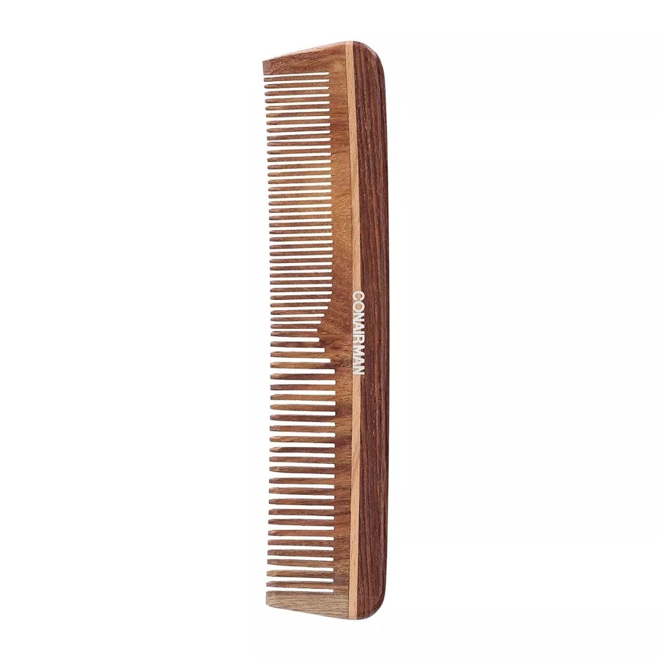 Conair Man Hand Made 100% Wooden Dressing Hair Brush - Image 2 of 3