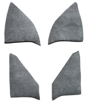 1973 Chevrolet C30 Pickup Loop Carpet Kick Panel Inserts without Cardboard