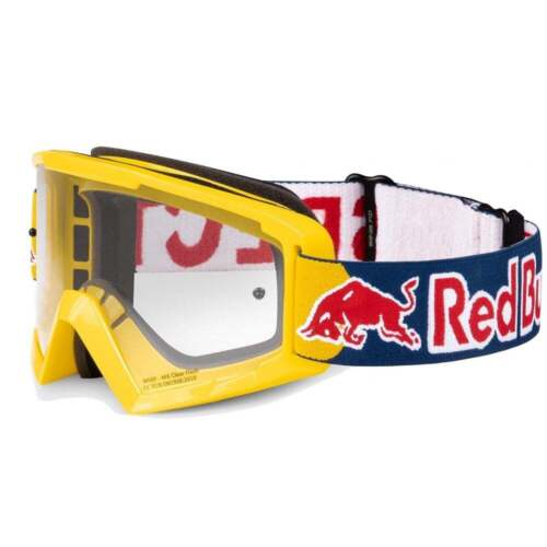 Red Bull Spect Whip MX Motocross Enduro Goggles - Yellow With Clear Lens - Afbeelding 1 van 1