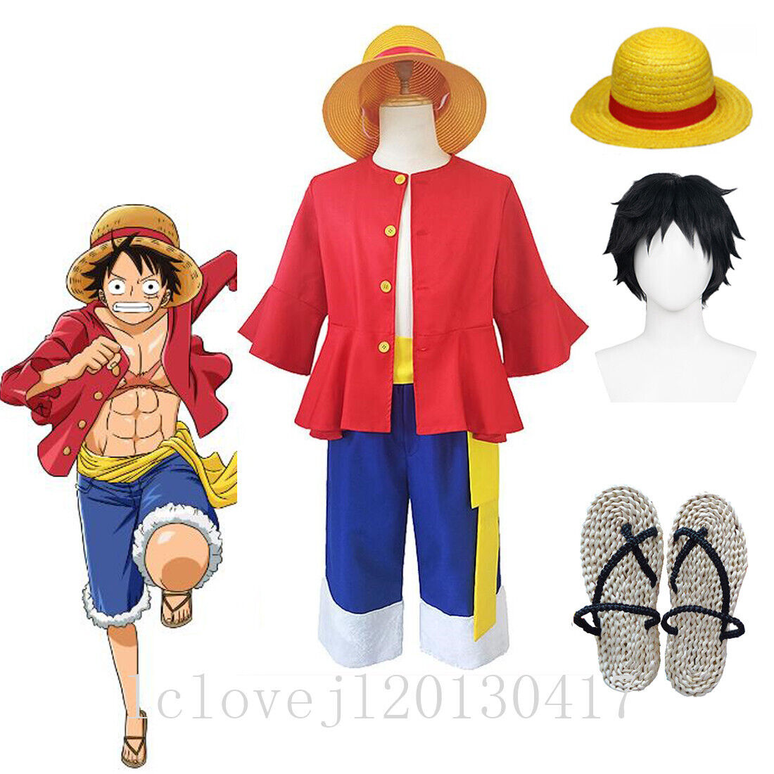 Monkey D. Luffy - Gear Second  Fantasias de anime, One piece, Luffy