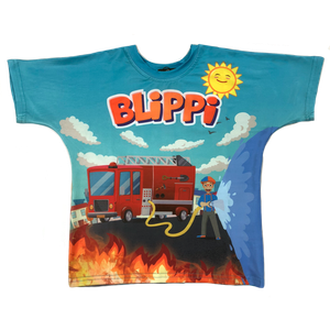 Blippi Fire Truck Cartoon - Fireman, fireman, can you hear me