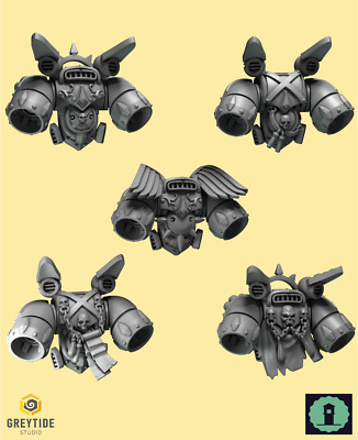 Blood Angels Jump Packs - BITS MULTILISTING - Greytide Studio - Crimson Lords