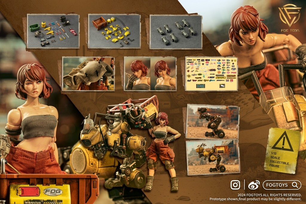 開封済 ファンタジーアルファベット EA-02 FOGTOYS In Stock New FOGTOYS EA02 1/12 Fantasy Alphabet Series “M