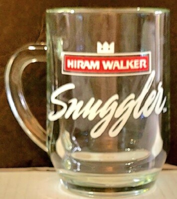  Hiram Walker Snuggler 10 oz Glass Mug