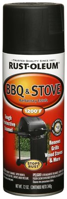 Rust-Oleum 249310 Black BBQ & Stove Spray 12 oz. Spray Can | eBay