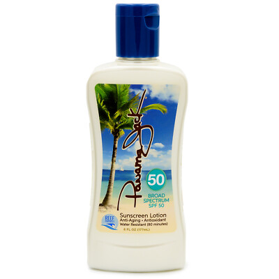 Panama Jack Sunscreen Suntan Lotion - SPF 50, Broad Spectrum UVA/UVB Protection