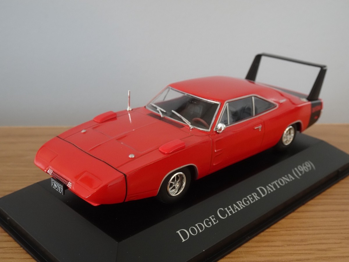 ALTAYA IXO DODGE CHARGER DAYTONA 1969 RED & BLACK CAR MODEL PPG1 1