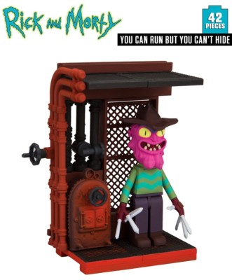 Rick and Morty YOU CAN RUN BUT YOU CAN'T HIDE Micro Construction Set 42 pcs