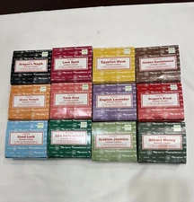 12 Boxes Assorted Nag Champa Incense Cones Satya Sai Baba 144 Dhoop Cones Total