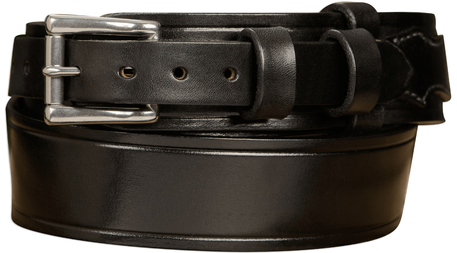 The Winchester: Black Creased Accent Ranger 1.75" Extra Wide