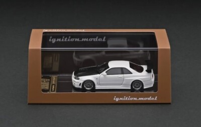 Ignition Model 1/64 Nissan Skyline R34 GT-R R-Tune White Resin