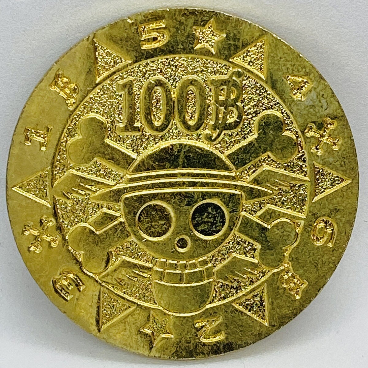 ONE PIECE Medal Luffy 100 Berry Metallic Iron Medals | eBay