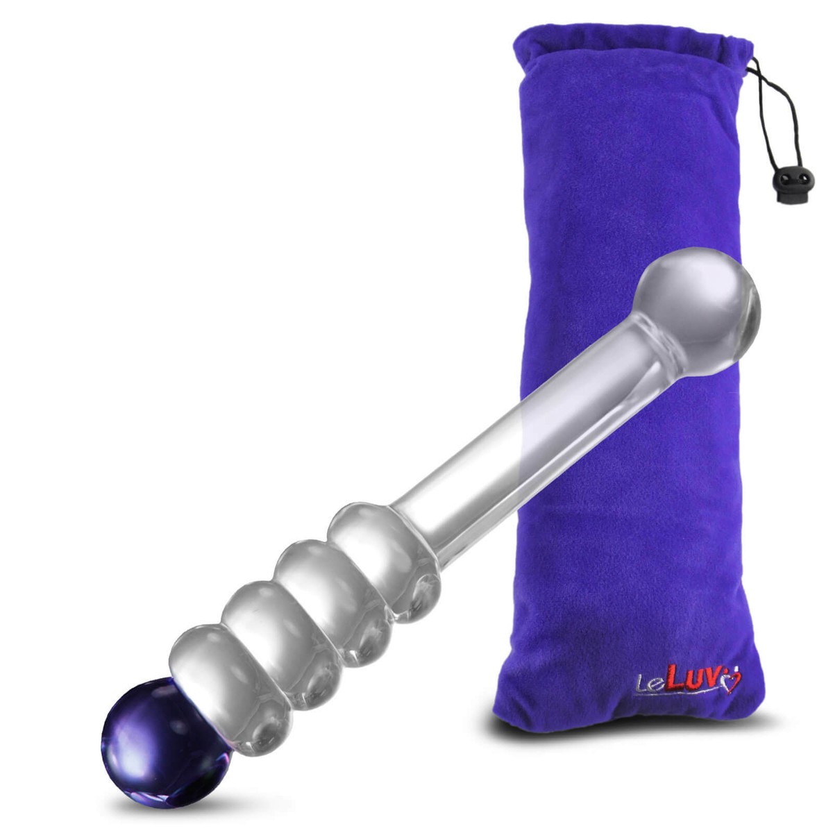 LeLuv Glass Dildo 8 Inch Mystic Wand Beads with Premium Padded Pouch | eBay LeLuv Glass Dildo 8 Inch Mystic Wand Beads with Premium Padded Pouch | eBay