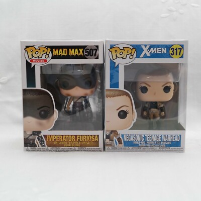 Funko POP Movies Mad Max Imperator Furiosa & X-Men Negasonic Teenage Warhead