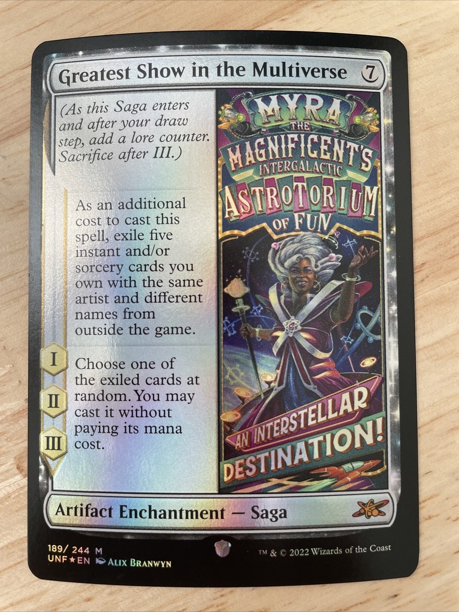 mtg multiverse cards Magic The Gathering Reality Fracture Commander Deck Reforge COLLECTION REALM March of the Machine (MOM) #94 Illustrated by Liiga Smilshkalne Magic MTG Greatest Show in the