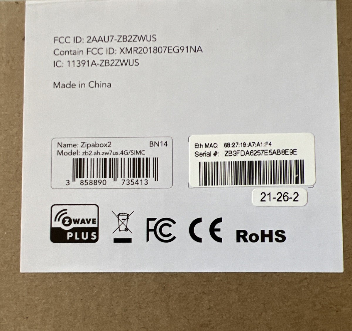 Alloy Hub 4G ah2.zw7us.4G /SIMC Z Wave Smart Home Hub BN 14 New | eBay