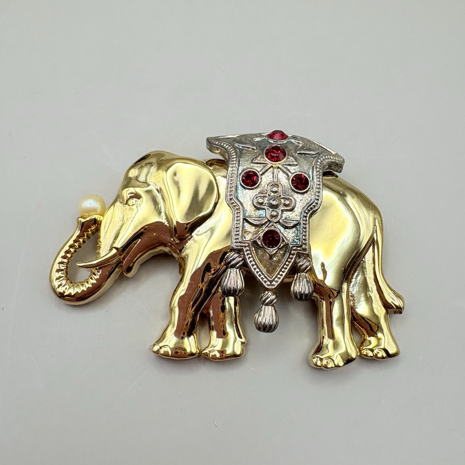 Vintage Edgar Berebi Elephant The Charm Of India 1868 Limited Edition  Brooch