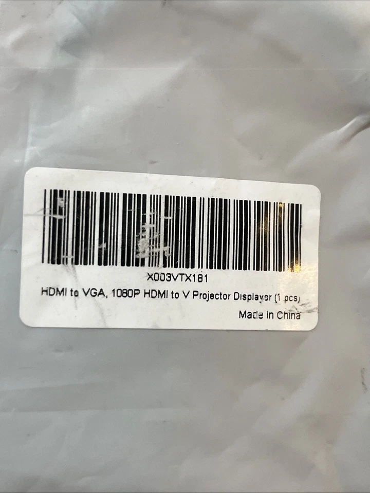 1080P HDMI Male to VGA Female Video Converter Adapter Cable . PC DVD HDTV New - Image 2 of 2