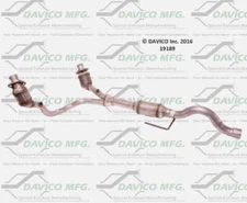 Catalytic Converter-Exact-Fit Davico 19189