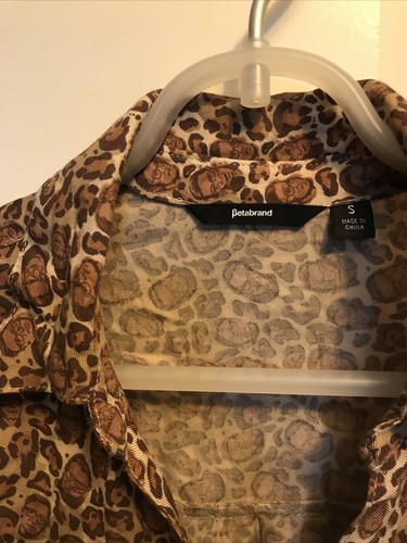 Rare Betabrand Shirt RBG Print Sz S 