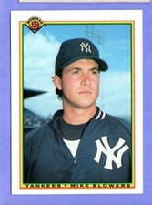 1990 Bowman #441 Mike Blowers RC   Yankees 