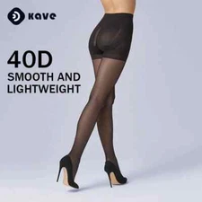40D Nylon Tights for Women – Sheer Control Top Pantyhose with Unbelievable Durab