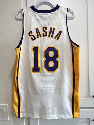 Los Angeles Lakers Jersey Sasha Vujacic 18 Adidas Men's S White