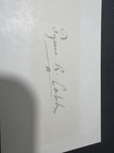 Ty Cobb Signed Autograph Index Card From A Personal Collection Of 60 + Years