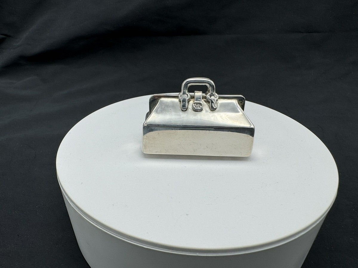 Vintage Tiffany & Co. Doctor Bag Sterling Silver Pill Box | eBay