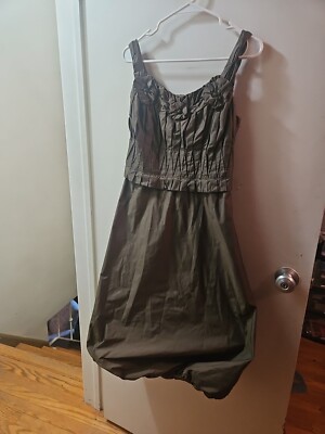 MAX STUDIO LUXURY OLIVE GREEN TAFFETA BALLOON SKIRT OLIVE PROM DRESS FAIRYCORE | eBay MAX STUDIO LUXURY OLIVE GREEN TAFFETA BALLOON SKIRT OLIVE PROM DRESS FAIRYCORE | eBay