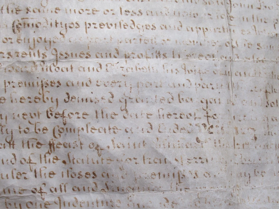 1717 Antique Manuscript, Sealed in Wax - Image 2 of 4