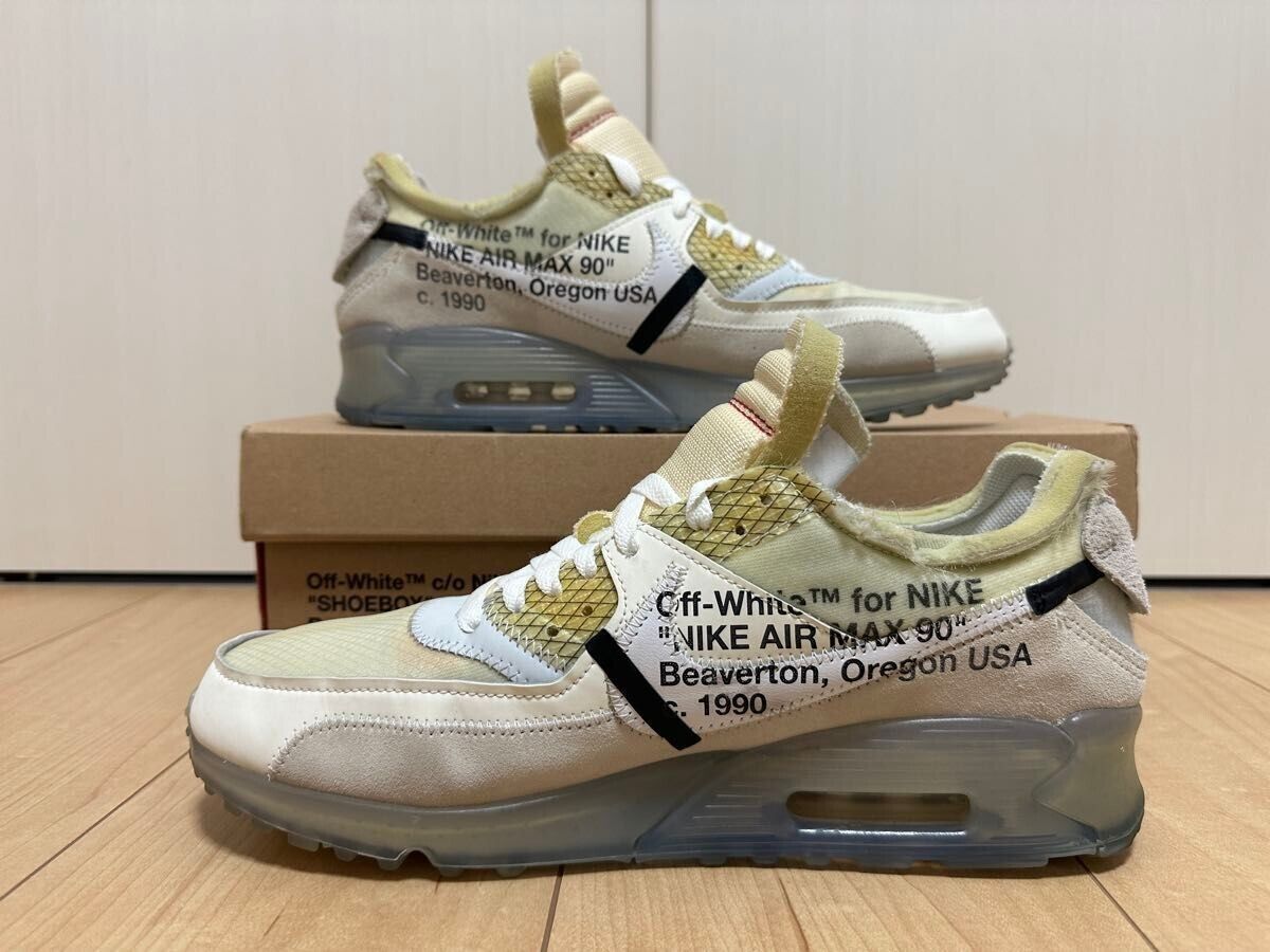 Nike Air Max 90 Off White The Ten Size 28.5cm US 10.5 Rare Nike Air Max 90 Off White The Ten Size 28.5cm US 10.5 Rare