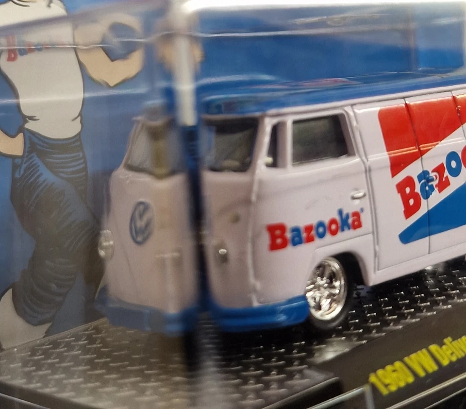 M2 Machines 1960 VW Volkswagen T1 Lieferwagen Delivery Van Bazooka Bubble Gum - Bild 3 von 4