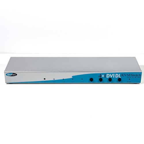 Gefen 4x1 DVI DL KVM Switcher 4 Port DVI USB Audio KVM Switch with Power Adapter - Picture 3 of 13