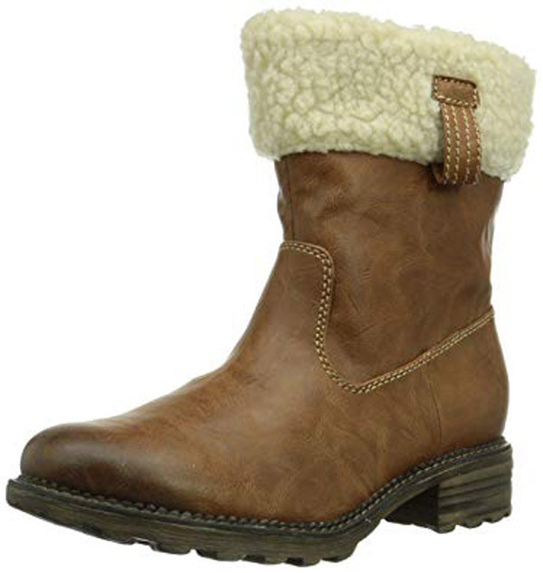 tamaris fur lined boots