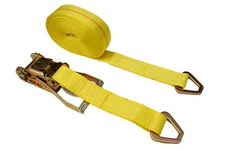 4ea 2" Ratchet Straps 30' D Ring Flatbed Truck Trailer Tie Down Farm Cargo Strap
