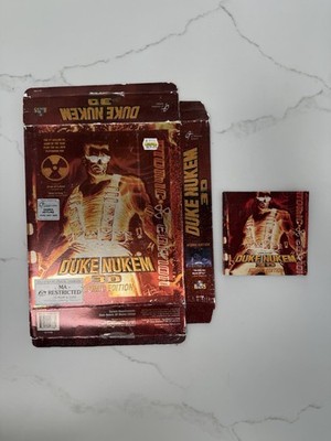 Vintage 1996 Duke Nukem Atomic Edition PC Game Big Box ONLY + Manual No Game